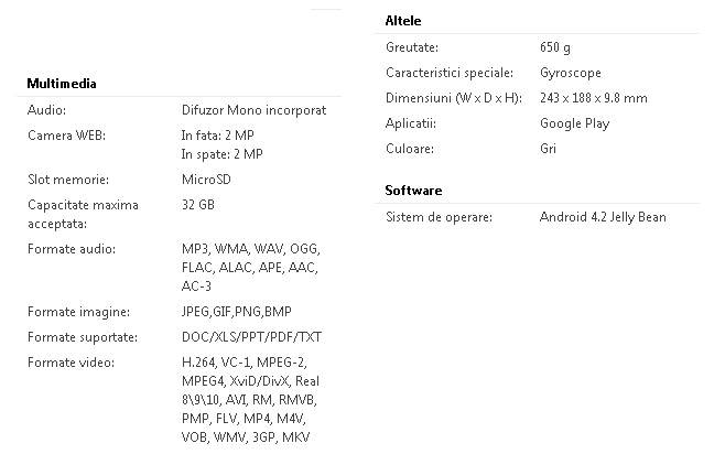 E-BODA X400QC - Specificatii tehnice