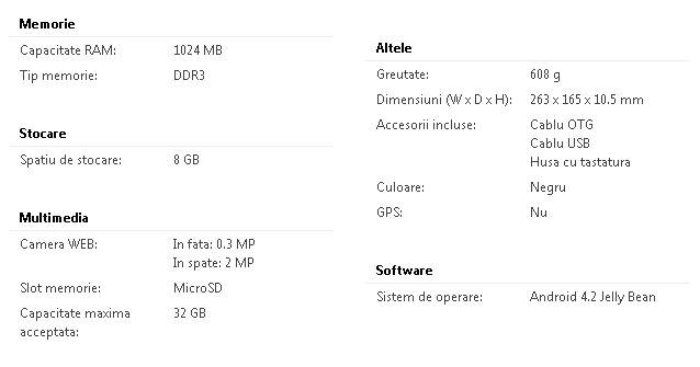 Serioux Surya Fun SMO10DC - Specificatii tehnice