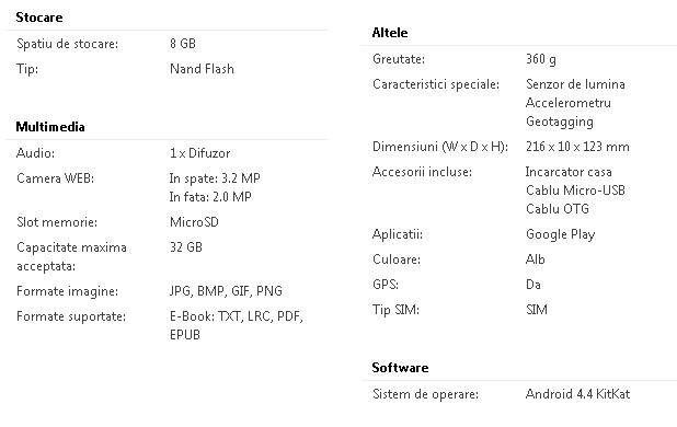 Vonino Siriux QSX- Specificatii tehnice
